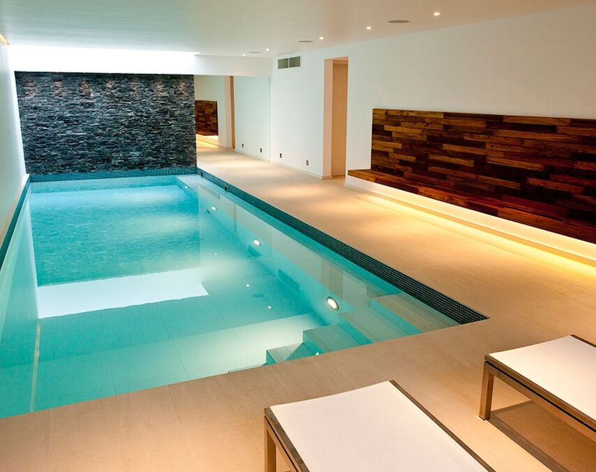 Mid Underground Pool Minimalist Subterranean Pool - Portfolio | London Swimming Pool Company
