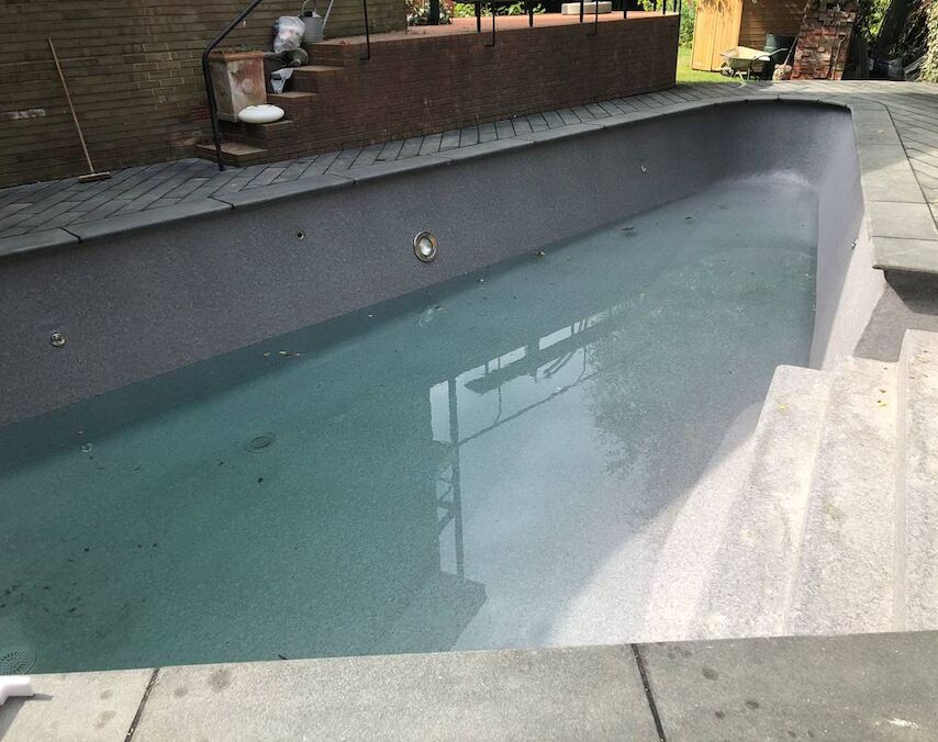 Outdated Pool Stunning Restoration of Damaged 40 Year Old Pool - Portfolio | London ...