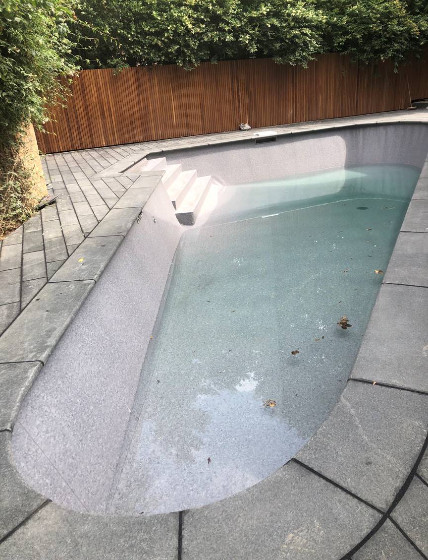 Outdated Pool Stunning Restoration of Damaged 40 Year Old Pool - Portfolio | London ...